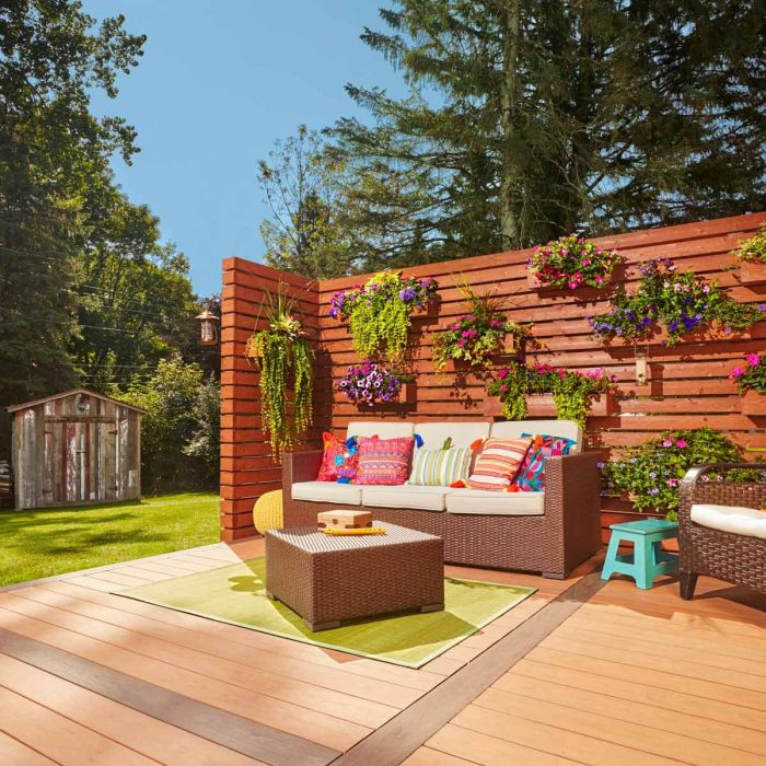 Outdoor deck decor ideas